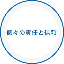 個々の責任と信頼